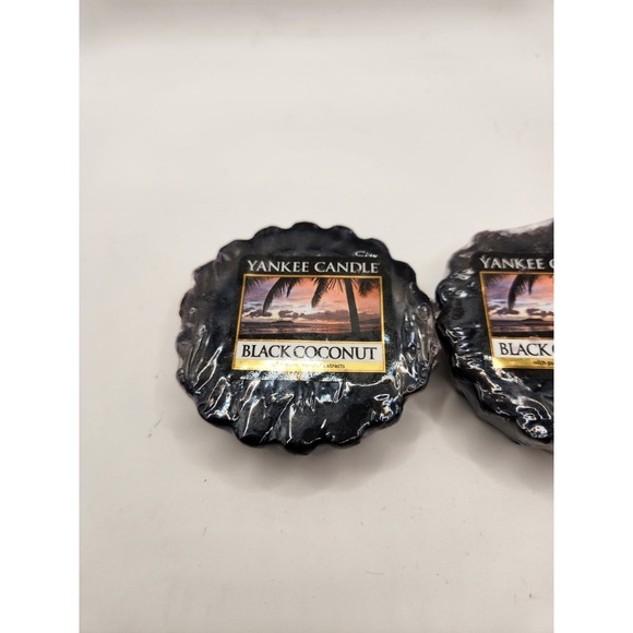 Yankee Candle Black Coconut Wax Tarts - Lot of 2- Retired - Picture 2 of 3